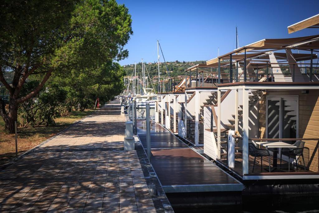 Floating Sea House Kahne Portoroz Villa Exterior foto