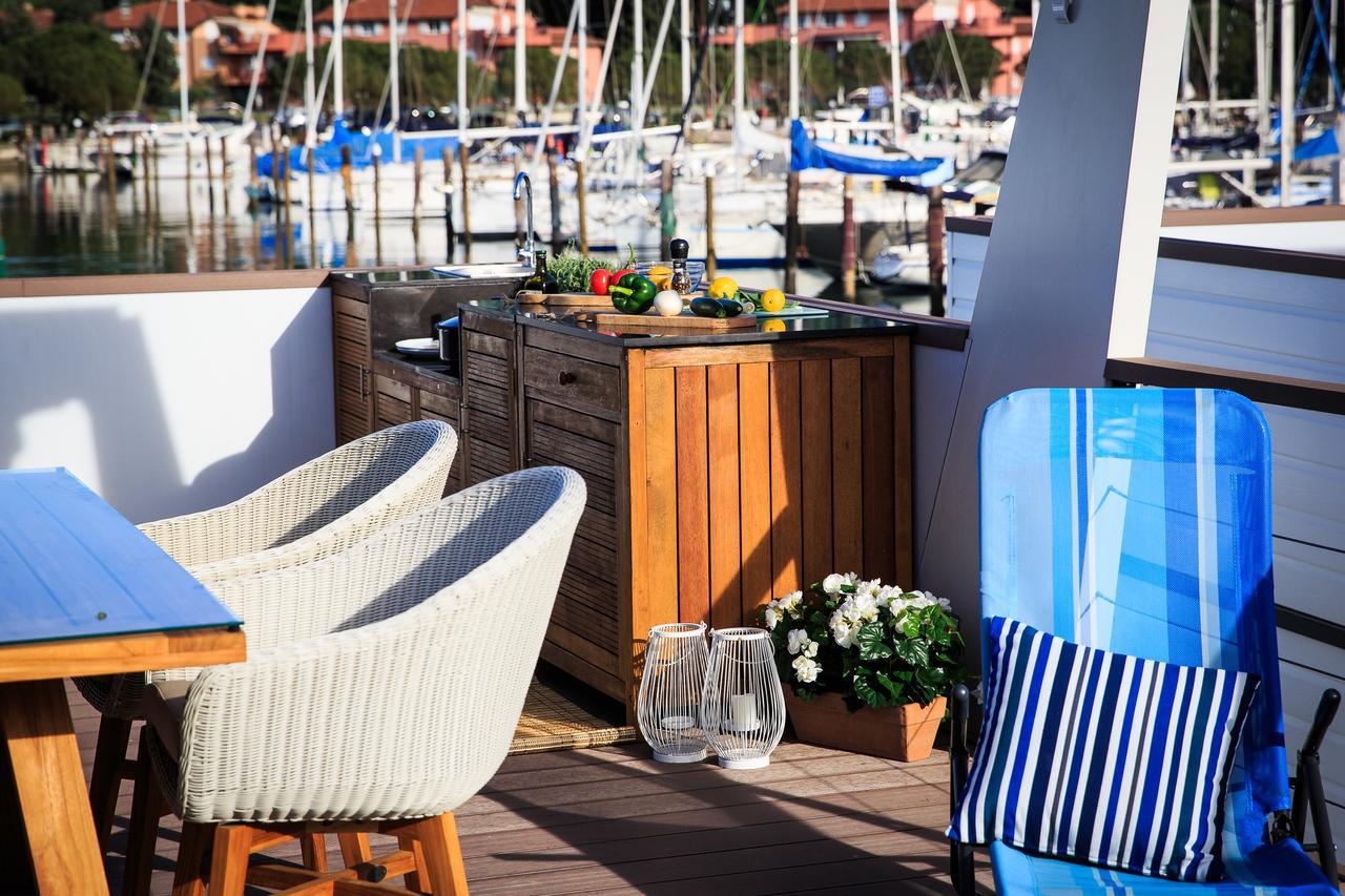 Floating Sea House Kahne Portoroz Villa Exterior foto