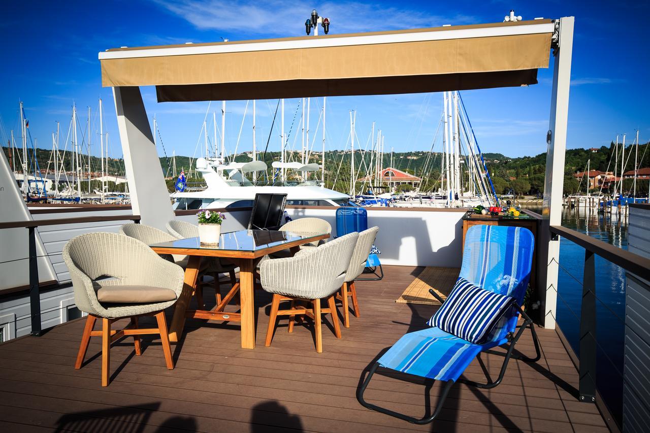 Floating Sea House Kahne Portoroz Villa Exterior foto
